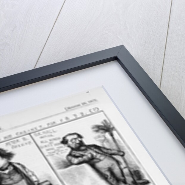 The President of the United States and His Cabinet, for 1872 Political Cartoon by Anonymous