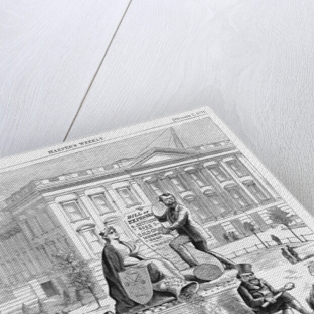 Design for a Proposed Monumental Fountain in the City Hall Park by Thomas Nast