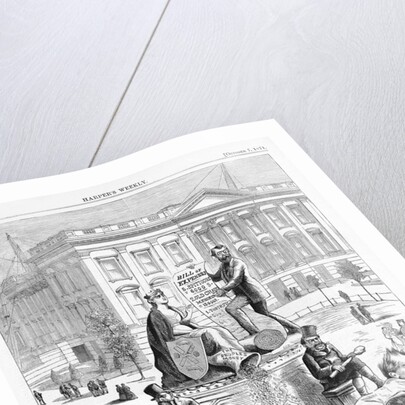 Design for a Proposed Monumental Fountain in the City Hall Park by Thomas Nast