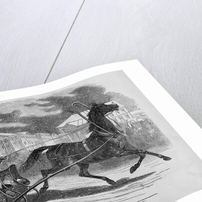 Illustration of the Emperor Alexander II of Russia in the Streets of St. Petersburg by Anonymous