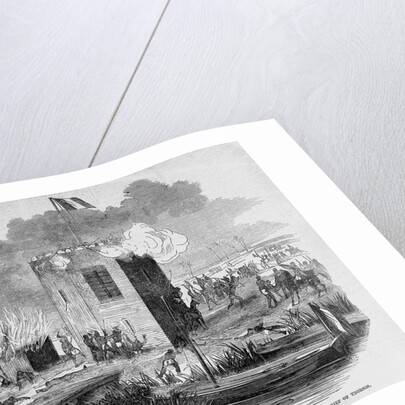 Tower of Leybor, Defended by a French Sergeant of Marines and Thirteen Men, Against the Army of Maho by Anonymous