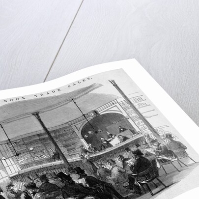 Interior of Bangs Brother and Co. Sales-room, Park Place, New York by Anonymous