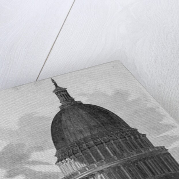 The New Dome of the Capitol at Washington by Anonymous
