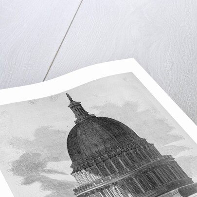 The New Dome of the Capitol at Washington by Anonymous