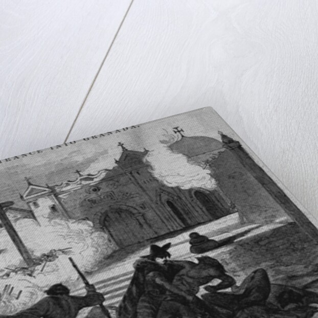 Nicaragua. General Walker's Entrance into Granada- Fight in Front of San Francisco's Convent by Anonymous