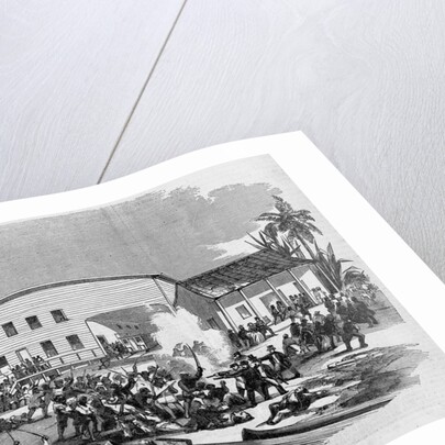Massacre at Panama - Attack of the Natives on the Railroad Depot by Anonymous