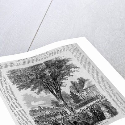 Class-Day Celebration, Harvard. Ceremonies Under the Old Elm, College Green by Anonymous