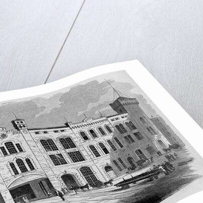 North Front of the Great Central Railway Station, Just Completed at Chicago, Ill by Anonymous