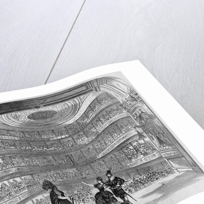 Interior View of the Bowery Theatre, New York Illustration by Anonymous