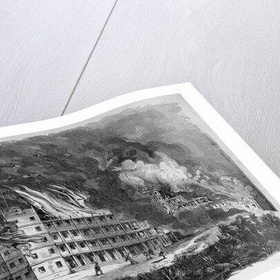 Burning of the Mount Vernon Hotel, Cape May, NJ by Anonymous