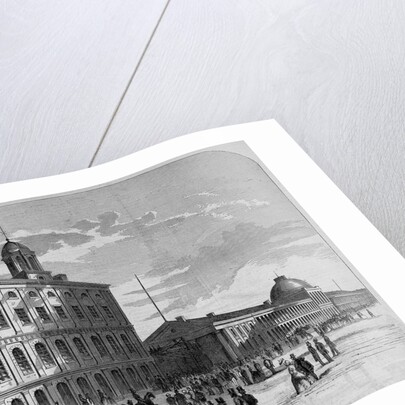 Boston Fair. Fanueil Hall and Market by Anonymous