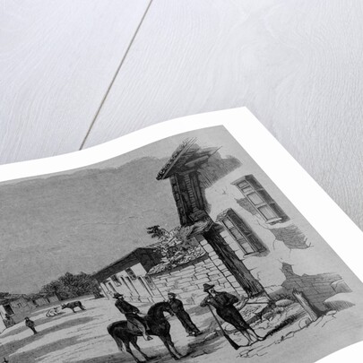 Residence of the Tyrant Santos Guardiola, at Comayagua, Capital of Honduras by Anonymous