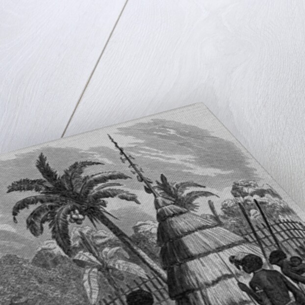 Chief's Hut, New Caledonia, French Possessions in the South Pacific Ocean by Anonymous