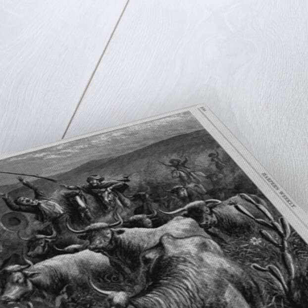 Cattle Raid on the Texas Border by Anonymous