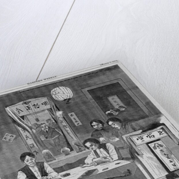 The Chinese in New York-Scene in a Baxter Street Club-House by Anonymous