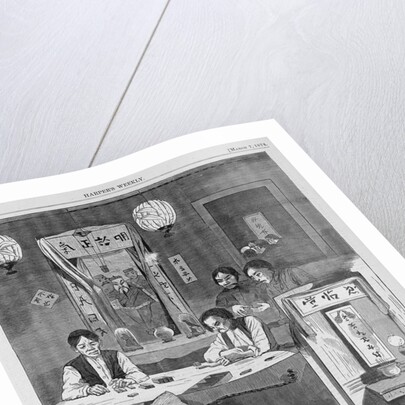 The Chinese in New York-Scene in a Baxter Street Club-House by Anonymous