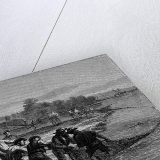 Shad-Fishing in the James River, Opposite Richmond by Anonymous