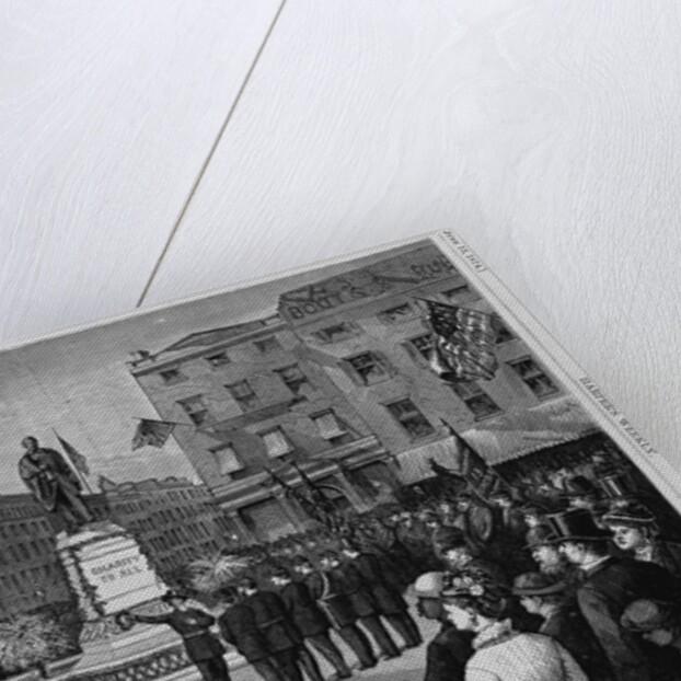 Decoration Day-Services Around the Lincoln Monument, Union Square, New York by Anonymous