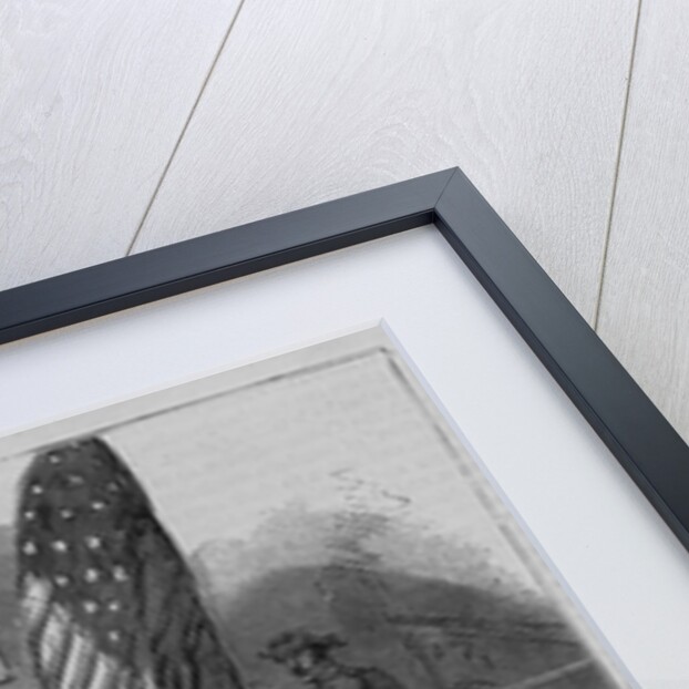 A veteran with a crutch stands with a crowd around him by Anonymous