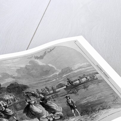 Coming from church - scene on the bayou lafourche by A. R. Waud