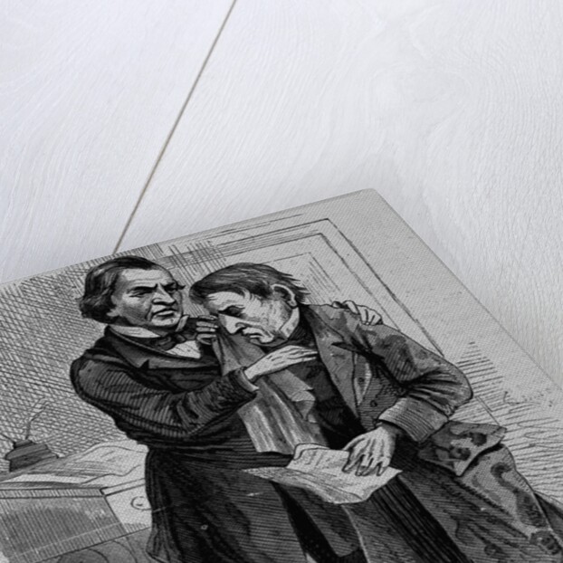 Seward. "Dear Andy, Mr. Motley calls me a degraded old man." Andy. "No matter, Willy; don't cry." by Anonymous