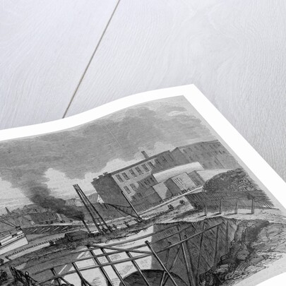 Tunnel under the Chicago River by Theodore R. Davis