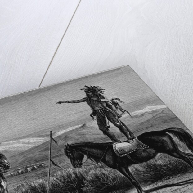 A Chief Forbidding the Passage of a Train Through his Country by Anonymous