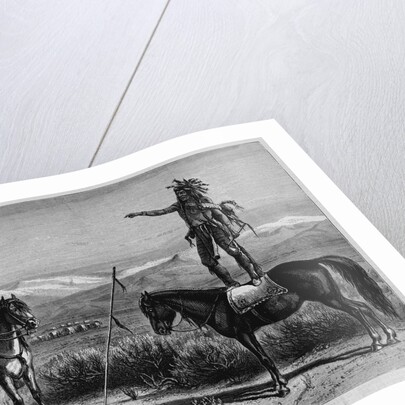 A Chief Forbidding the Passage of a Train Through his Country by Anonymous