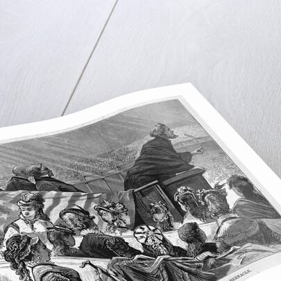 Sketches in Utah-Brigham Young's Wives in the Great Mormon Tabernacle by Anonymous