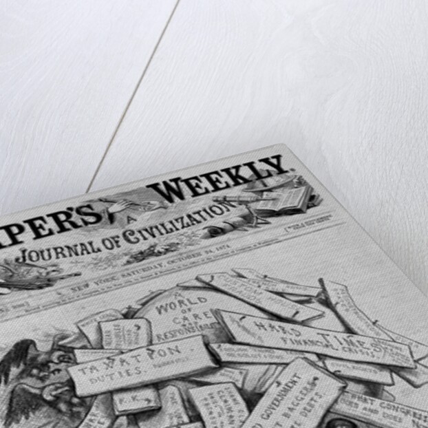 A Burden he has to Shoulder. And They say, "He Wants a Thrid Term." by Anonymous