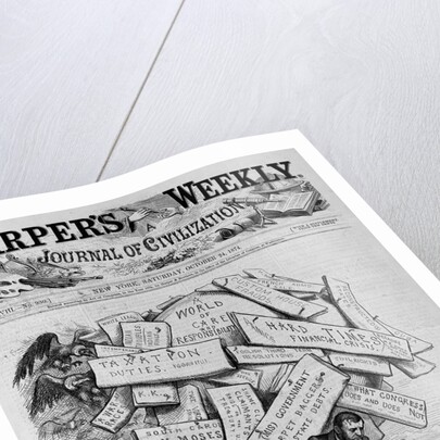 A Burden he has to Shoulder. And They say, "He Wants a Thrid Term." by Anonymous