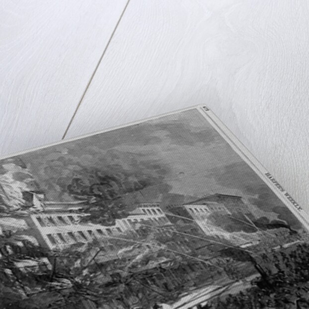 The Destruction by Fire of Barnum's American Museum, in New York, July 13, 1865 by Anonymous
