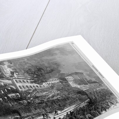 The Destruction by Fire of Barnum's American Museum, in New York, July 13, 1865 by Anonymous