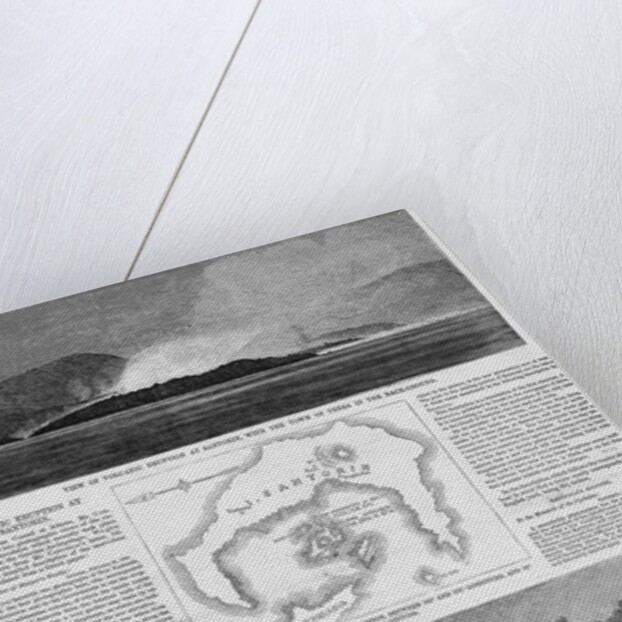 Magazine Illustrations of the Eruption at Santorin Published in Harper's Weekly by Anonymous