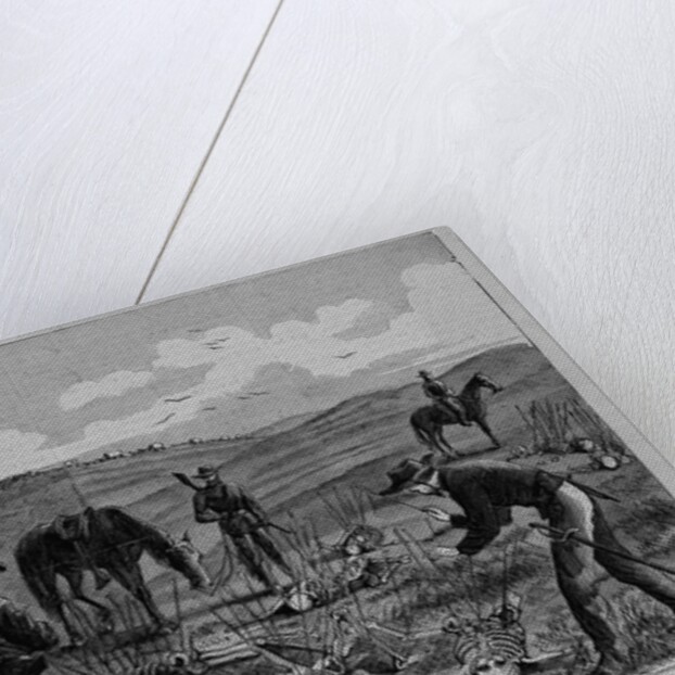 Discovering the remains of Lieutenant Kidder and ten men of the Seventh United States Cavalry by Anonymous