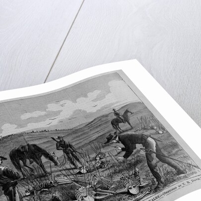Discovering the remains of Lieutenant Kidder and ten men of the Seventh United States Cavalry by Anonymous