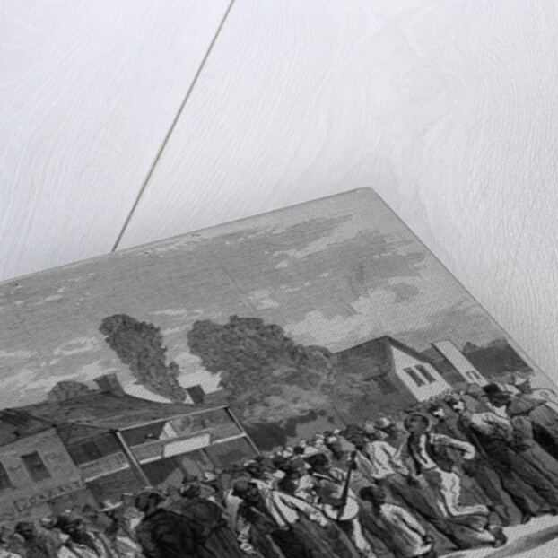 Registration at the south - scene at Asheville, North Carolina by A. W. Thompson