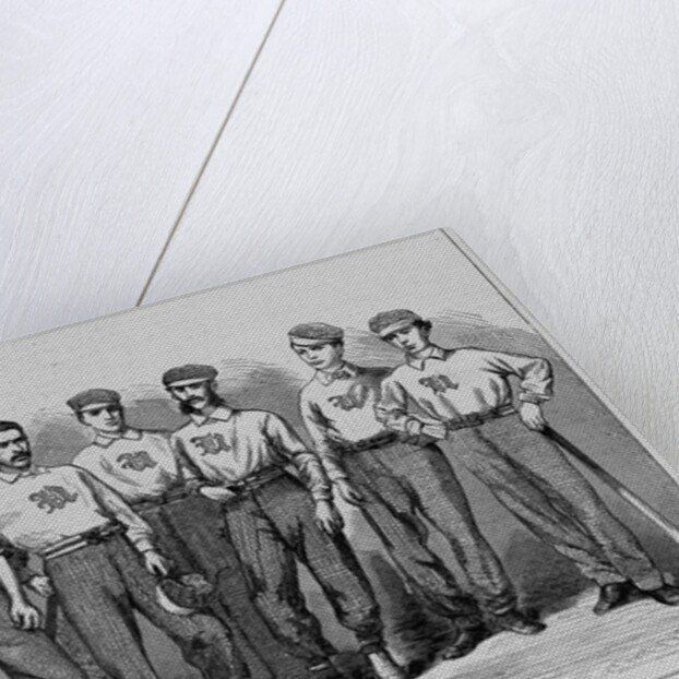 The champion nine of the union base-ball club of Morrisania, New York. Photographed by Grotecloss