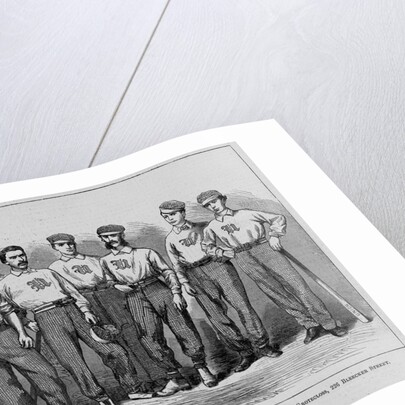 The champion nine of the union base-ball club of Morrisania, New York. Photographed by Grotecloss