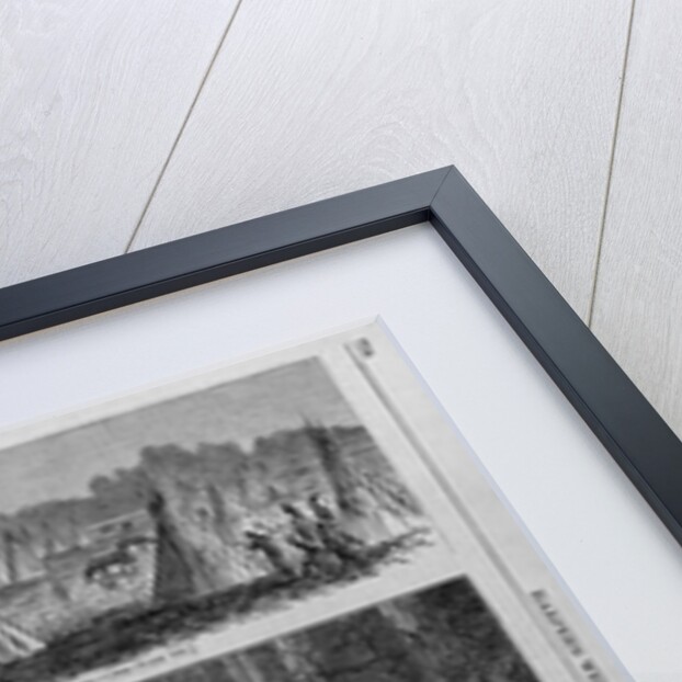 Indian lodge at Medicine Creek, Kansas - scene of the late indian peace council by J. How