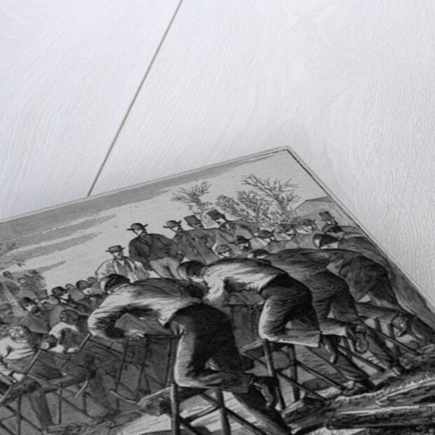 Wood-sawyers' tournament at Lafayette, Indiana by C. G. Bush