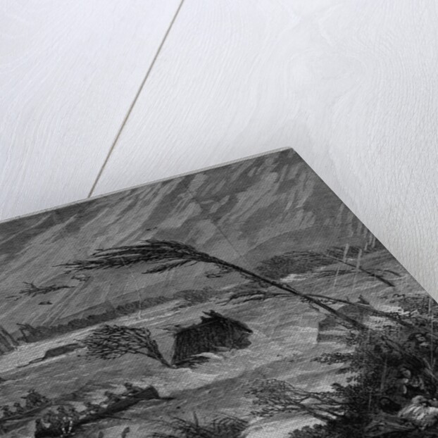 The floods in the West Indies - inundation of the island of Tortola by Anonymous