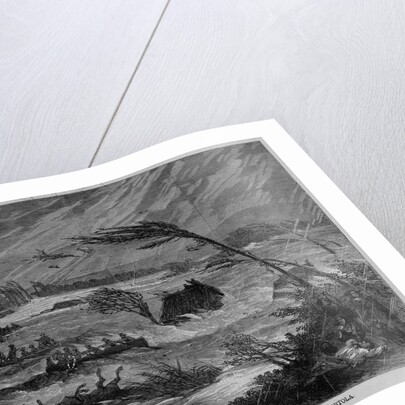 The floods in the West Indies - inundation of the island of Tortola by Anonymous