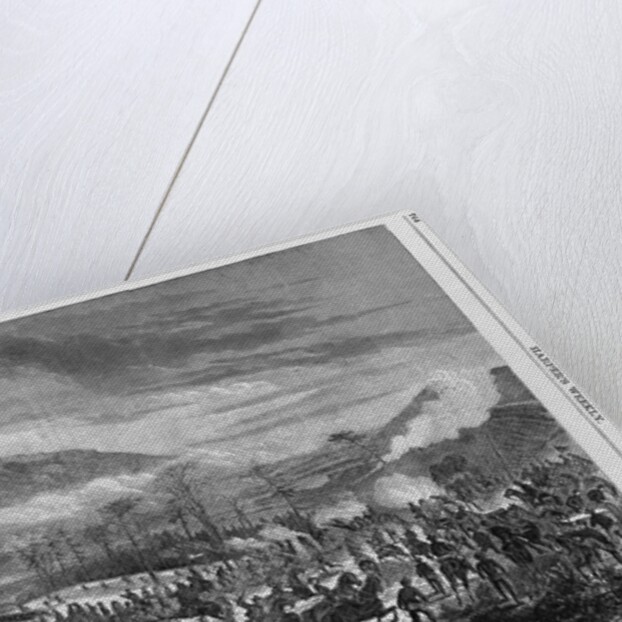 The battle of Lookout Mountain, November 25, 1863 - the scene from Lookout Valley by Theodor