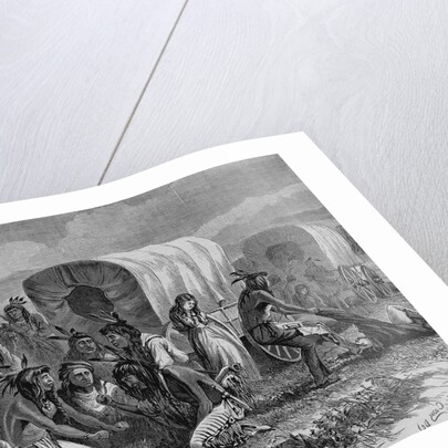 Indians gambling for the possession of a captive by M. W. Cary