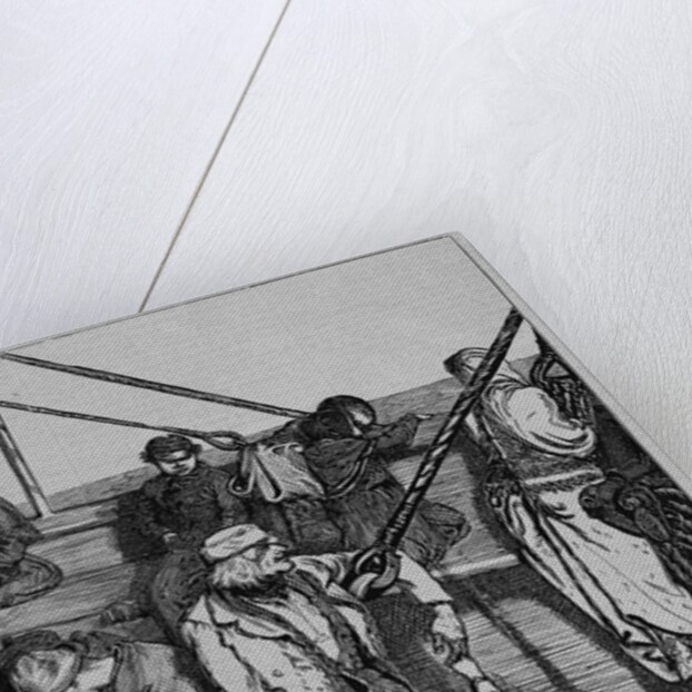 Steamship life - steerage passengers by Anonymous
