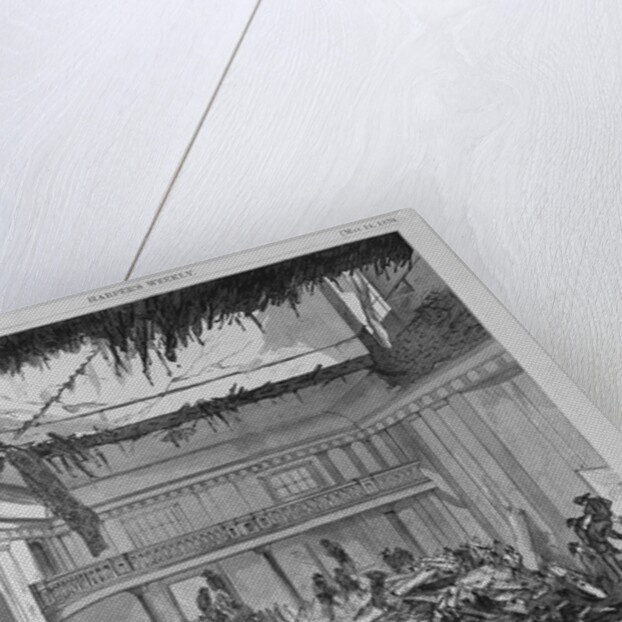 The Richmond calamity - interior of Hall of Delegates - getting out the dead and wounded by Anonymous