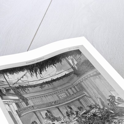 The Richmond calamity - interior of Hall of Delegates - getting out the dead and wounded by Anonymous