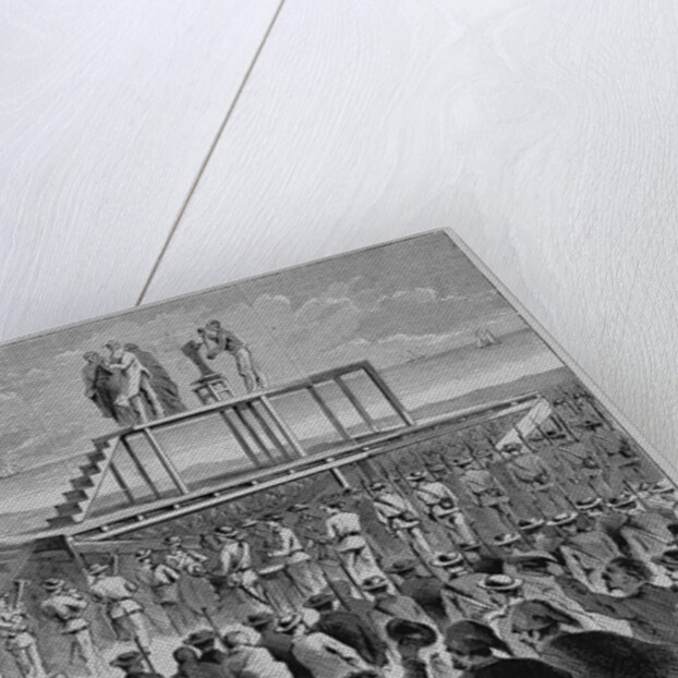 The execution of the Cuban patriot, General Giocouria, at Havana by Anonymous