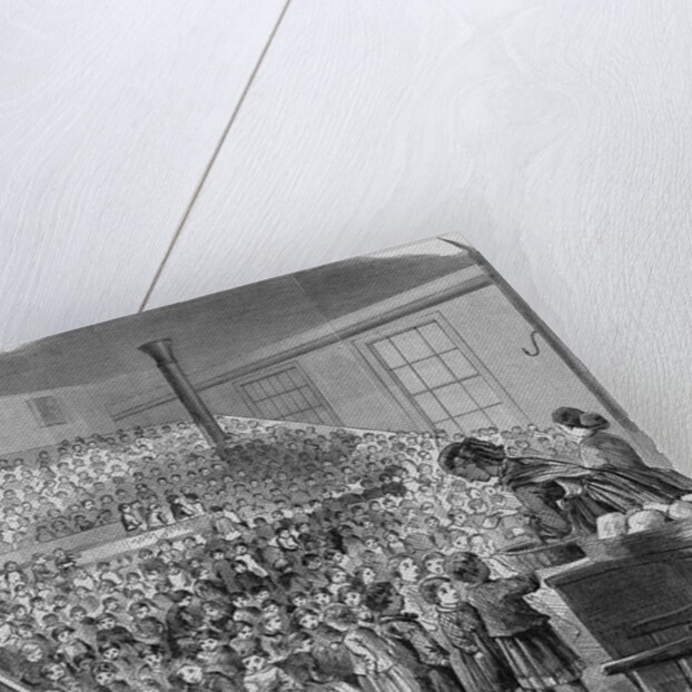 Infant Class at the Five Points Mission, New York City. Receiving Lunch by Anonymous